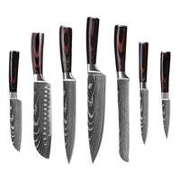 Thumbnail for 6-Piece Set 8-Piece Set 10-Piece Set Knife Chef's Knife Kitchen Knife - InspiredGrabs.com