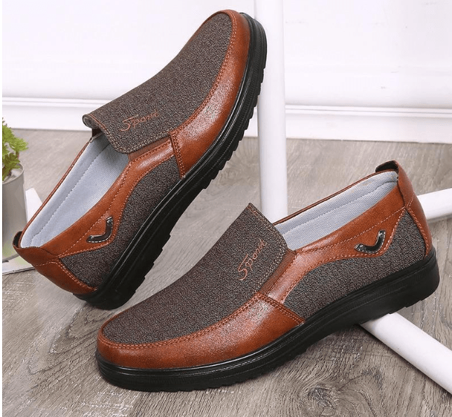 Business Casual Soft-soled Feet Flat-soled Men's Shoes - InspiredGrabs.com