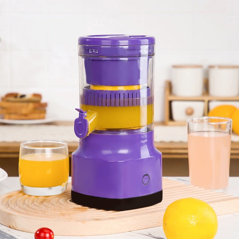 USB Rechargeable Electric Citrus Juicer - Portable Orange and Lemon Squeezer Blender for Kitchen Use - InspiredGrabs.com