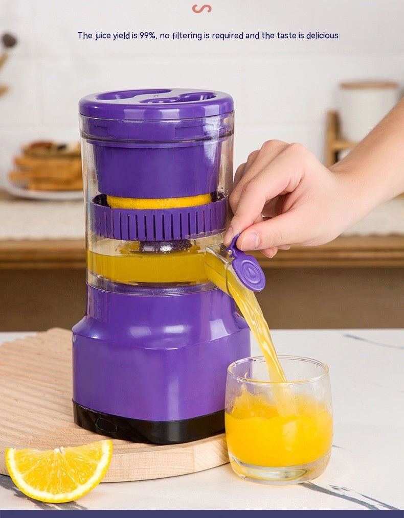 USB Rechargeable Electric Citrus Juicer - Portable Orange and Lemon Squeezer Blender for Kitchen Use - InspiredGrabs.com