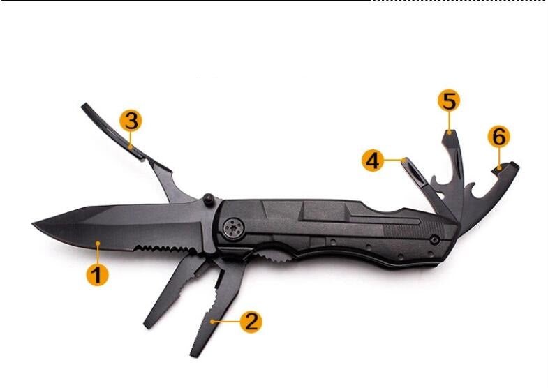 Cross-border Special Multi-purpose Knife Clamp Portable Folding Tool Pliers Outdoor Travel Multi-function Pliers Gift Pliers - InspiredGrabs.com