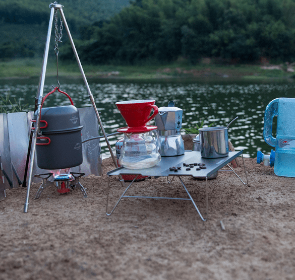 Versatile Picnic Set: 4-in-1 Cookware and Tableware Combo - InspiredGrabs.com