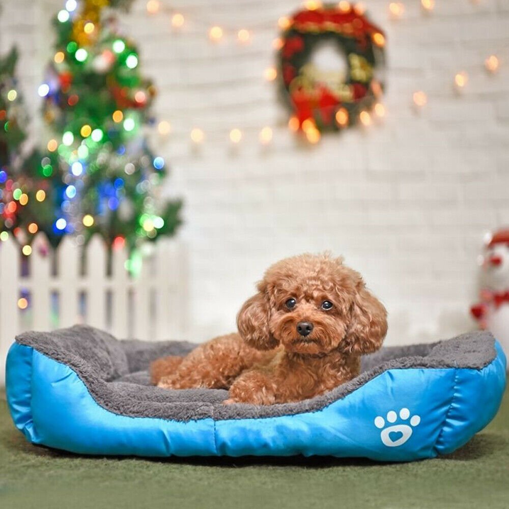 Washable Pet Dog Cat Bed Puppy Cushion House Pet Soft Warm Kennel Dog Mat Blanket - InspiredGrabs.com