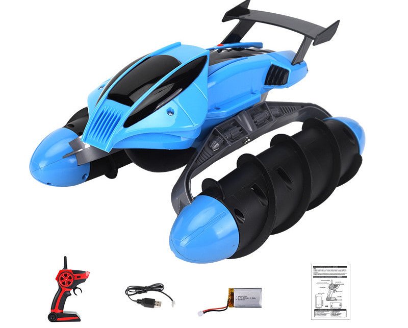 Waterproof Amphibious Wireless Remote Control Electric Speedboat - InspiredGrabs.com