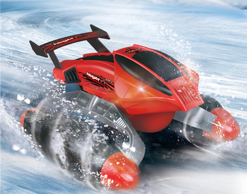 Waterproof Amphibious Wireless Remote Control Electric Speedboat - InspiredGrabs.com