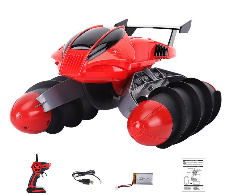 Waterproof Amphibious Wireless Remote Control Electric Speedboat - InspiredGrabs.com