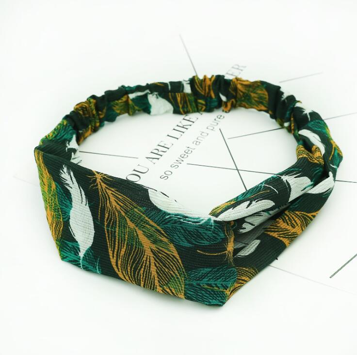 Women Retro Style Floral Print Headbands - InspiredGrabs.com