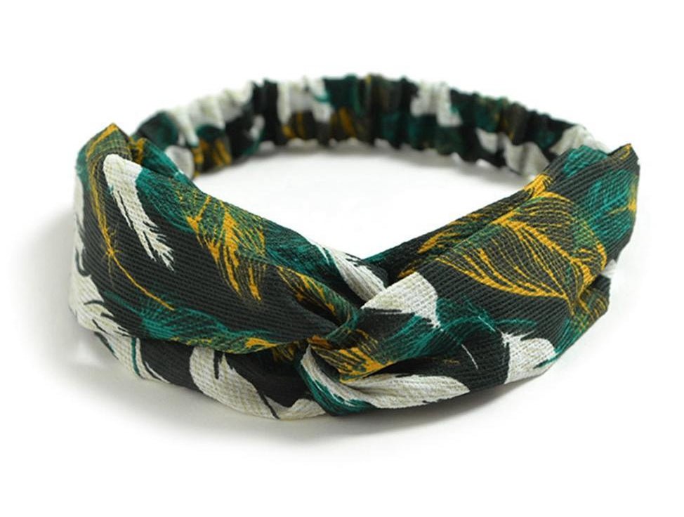 Women Retro Style Floral Print Headbands - InspiredGrabs.com