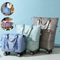 Thumbnail for Women's Double-Layered Travel Totes with Large Capacity, Wet/Dry Separation, and Expandable Design - InspiredGrabs.com