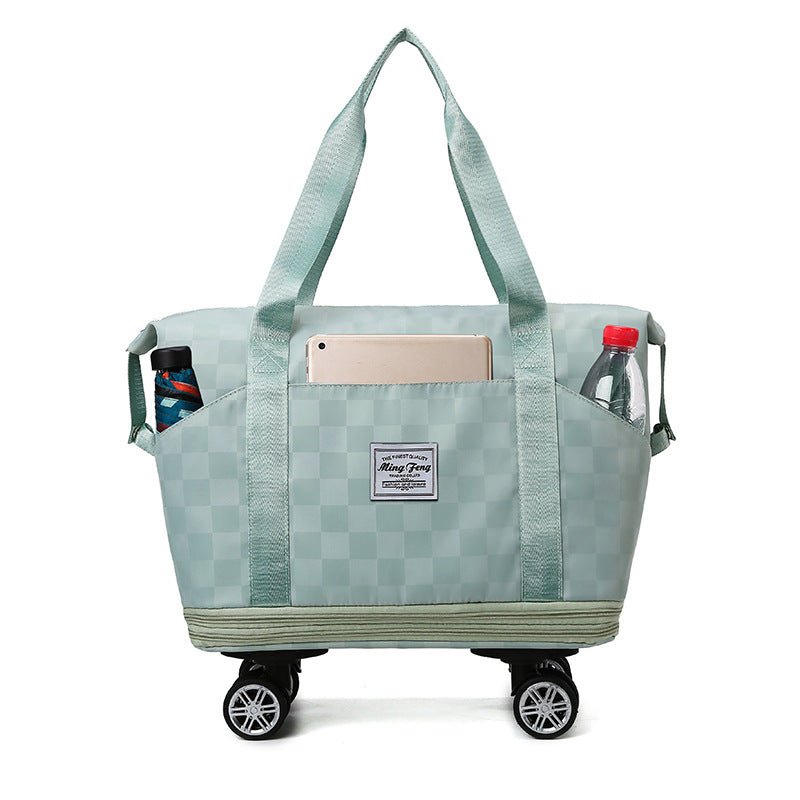 Women's Double-Layered Travel Totes with Large Capacity, Wet/Dry Separation, and Expandable Design - InspiredGrabs.com