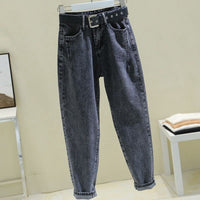 Thumbnail for Women's Loose High Waist Slim Harem Daddy Pants - InspiredGrabs.com