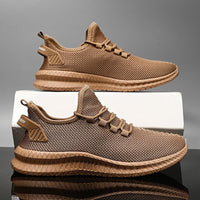 Thumbnail for Woven Mesh Small White Shoes Summer And Autumn Plus Size Men's Sports Casual Shoes - InspiredGrabs.com